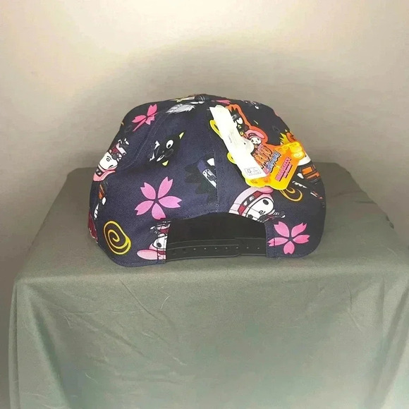 NEW BIOWORLD X Naruto Hello Kitty Limited Edition Snapback Hat - Picture 3 of 4